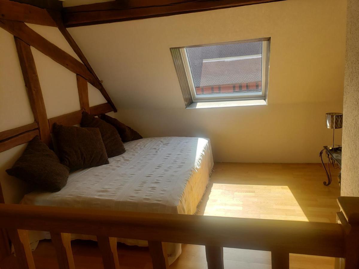 Gite Au Petit Ruisseau-Etage Et Combles-Maison Alsacienne 4 Personnes 4 Nuitees Minimum Langensoultzbach Exteriör bild