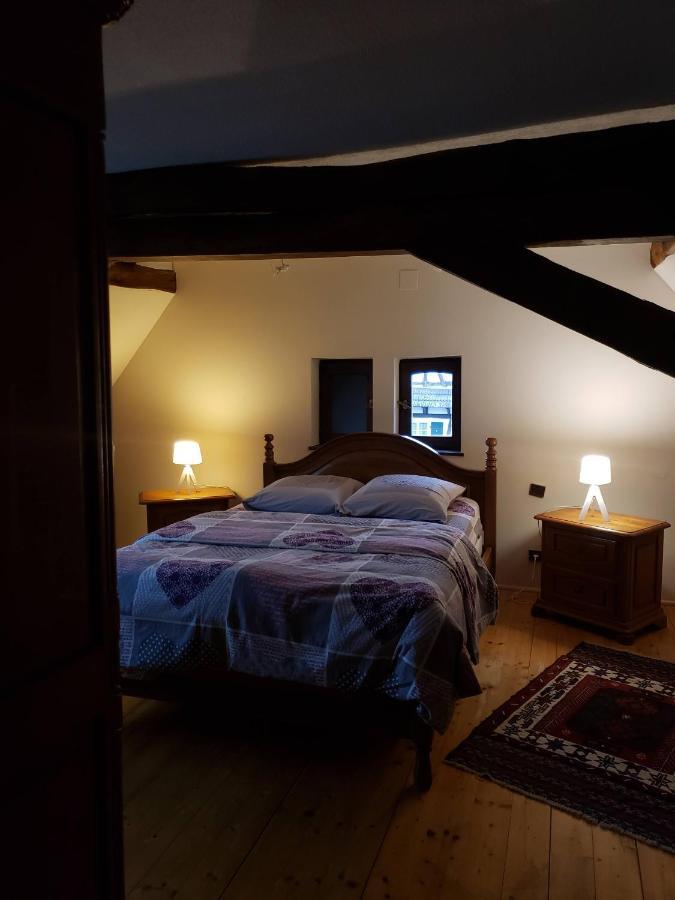 Gite Au Petit Ruisseau-Etage Et Combles-Maison Alsacienne 4 Personnes 4 Nuitees Minimum Langensoultzbach Exteriör bild