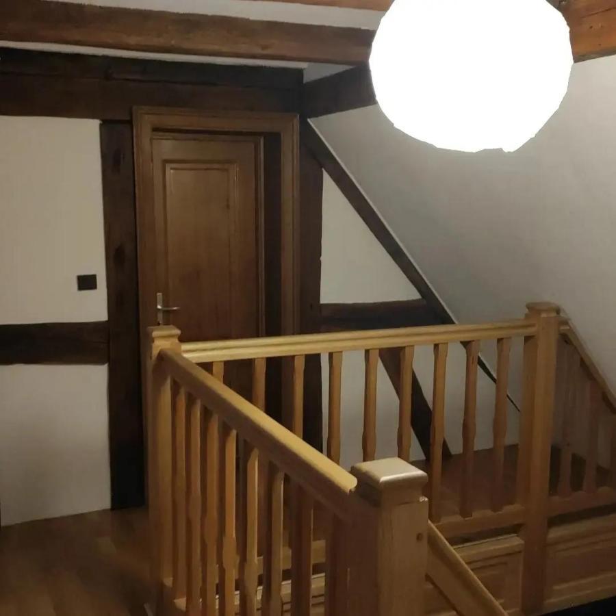 Gite Au Petit Ruisseau-Etage Et Combles-Maison Alsacienne 4 Personnes 4 Nuitees Minimum Langensoultzbach Exteriör bild