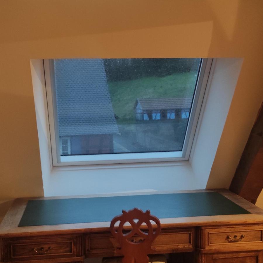 Gite Au Petit Ruisseau-Etage Et Combles-Maison Alsacienne 4 Personnes 4 Nuitees Minimum Langensoultzbach Exteriör bild