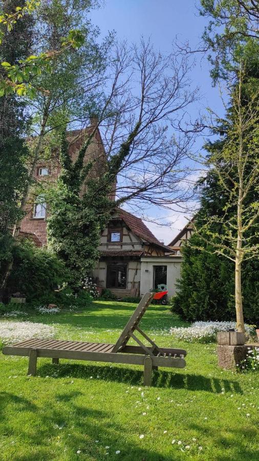 Gite Au Petit Ruisseau-Etage Et Combles-Maison Alsacienne 4 Personnes 4 Nuitees Minimum Langensoultzbach Exteriör bild
