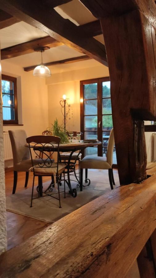 Gite Au Petit Ruisseau-Etage Et Combles-Maison Alsacienne 4 Personnes 4 Nuitees Minimum Langensoultzbach Exteriör bild