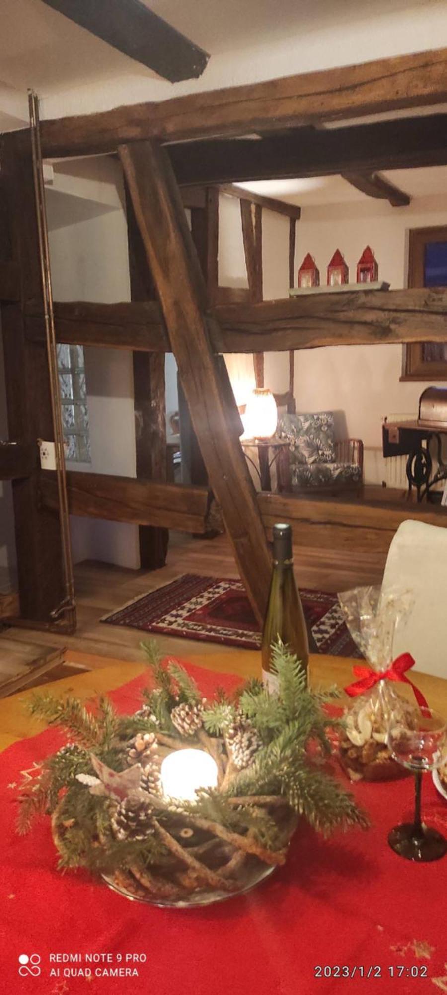 Gite Au Petit Ruisseau-Etage Et Combles-Maison Alsacienne 4 Personnes 4 Nuitees Minimum Langensoultzbach Exteriör bild